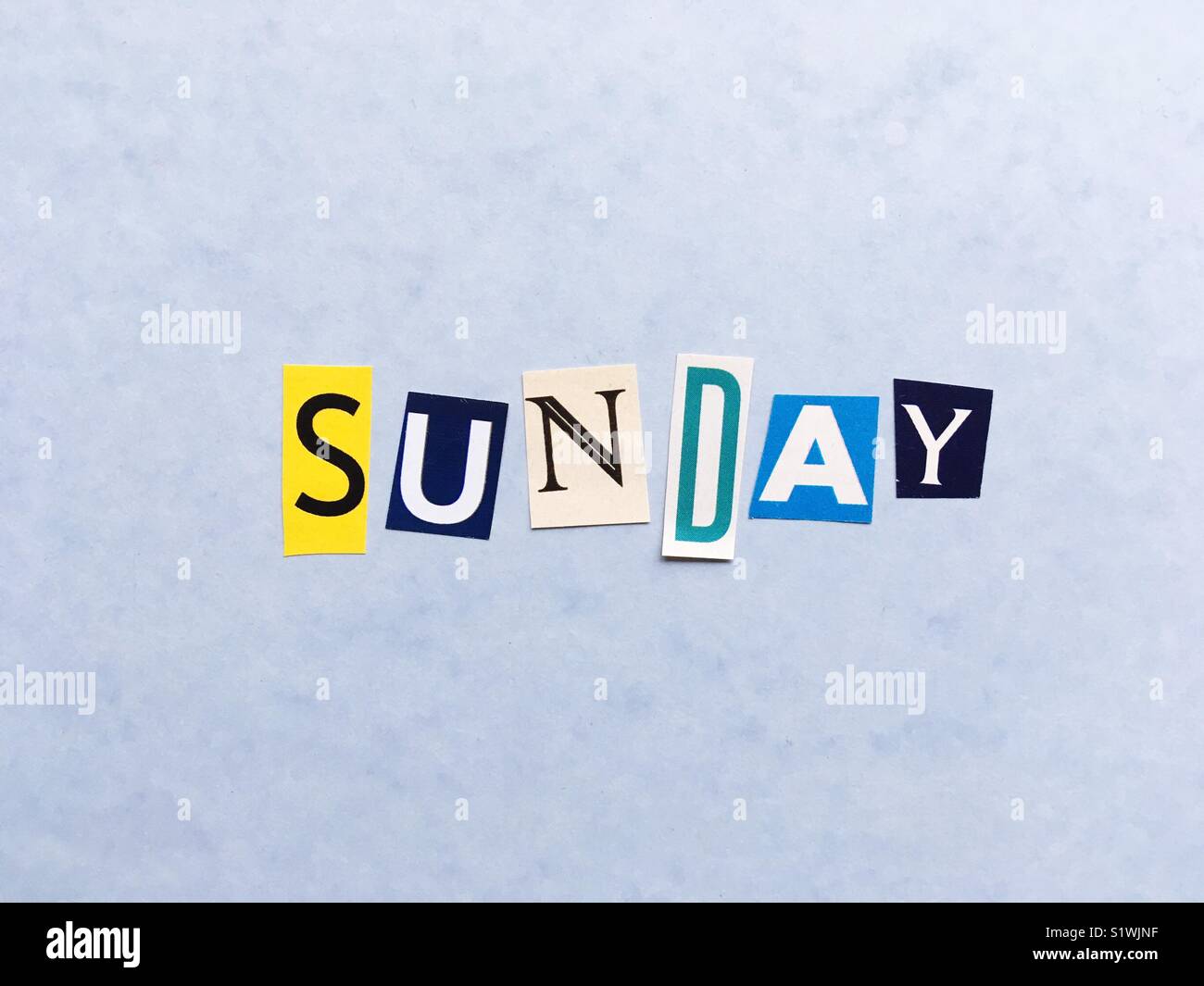 Sunday - Smartphone Captured Stock Image