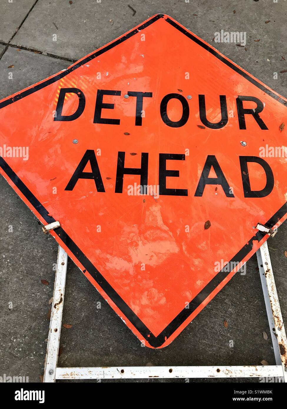 Detour sign hires stock photography and images Alamy