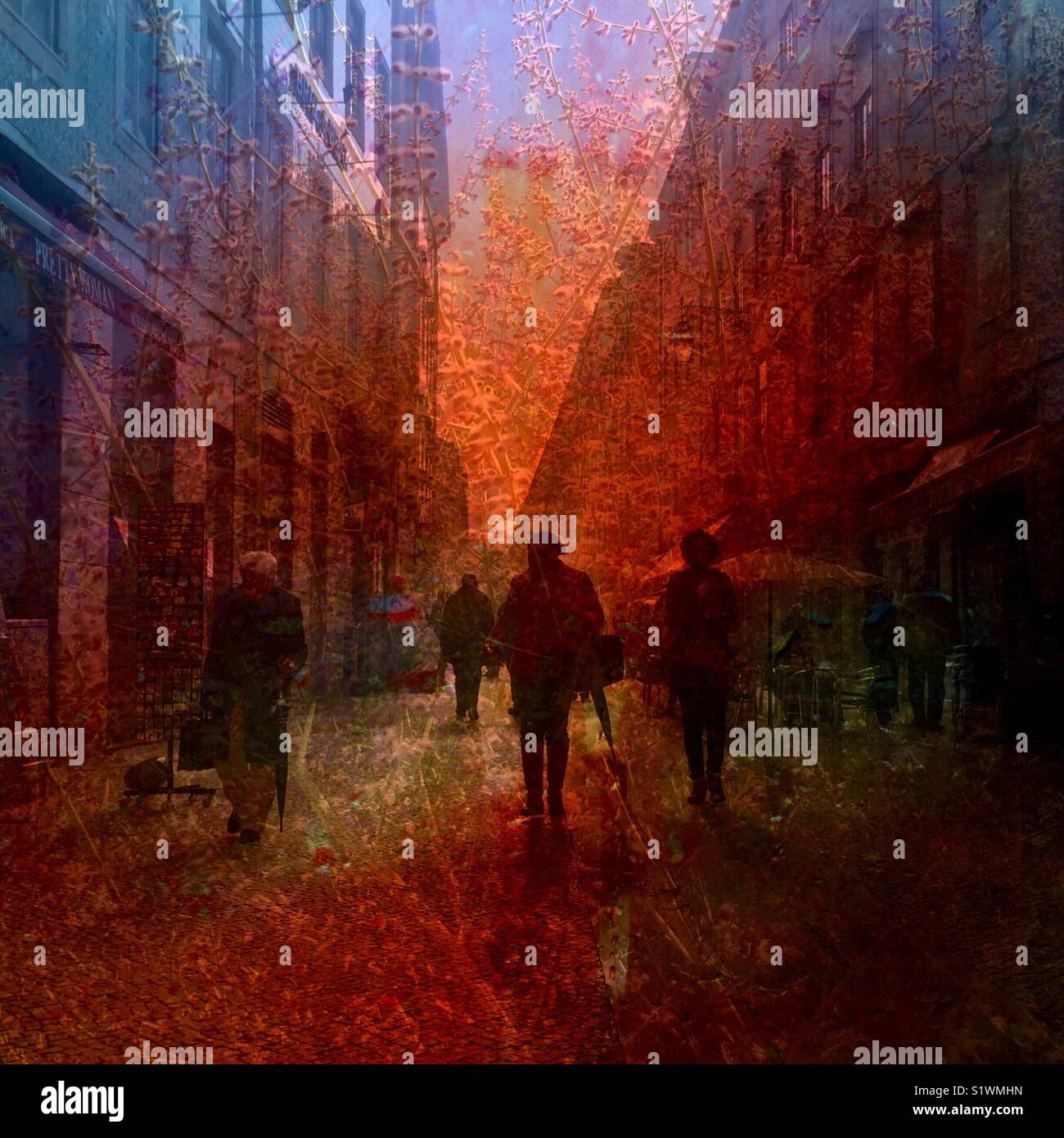 Sunrise over the city - Smartphone Captured Stock Image