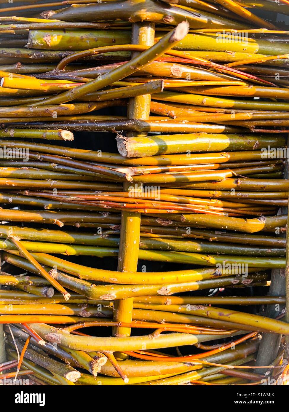 Detail of wicker basket hires stock photography and images Alamy