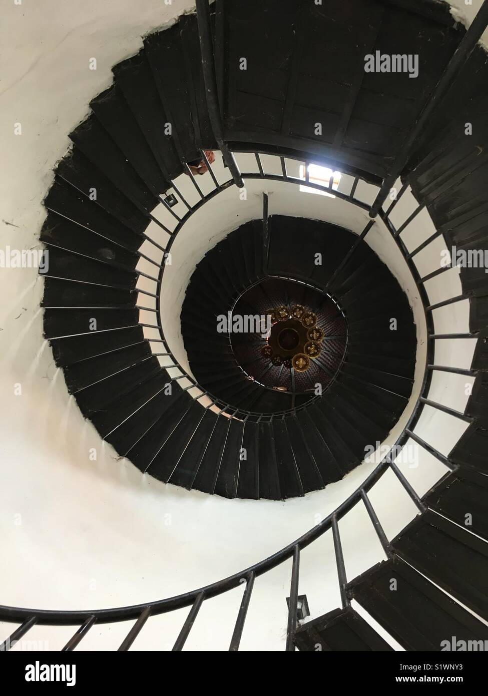 Spiral staircase - Smartphone Captured Stock Image