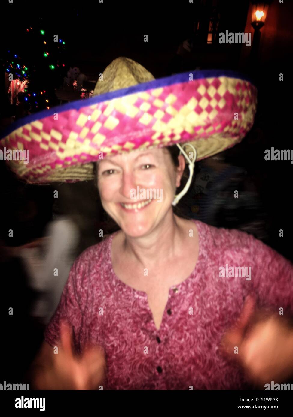 Woman wearing mexican hat hires stock photography and images Alamy