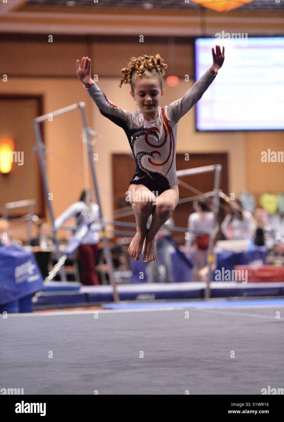 Floating in midair! Stock Photo Alamy
