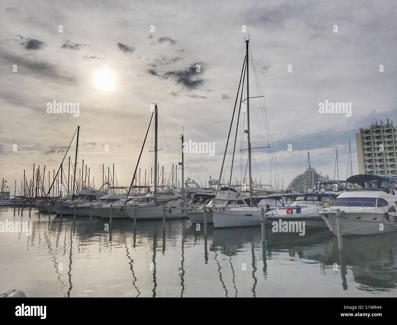 La grande motte France - Smartphone Captured Stock Image