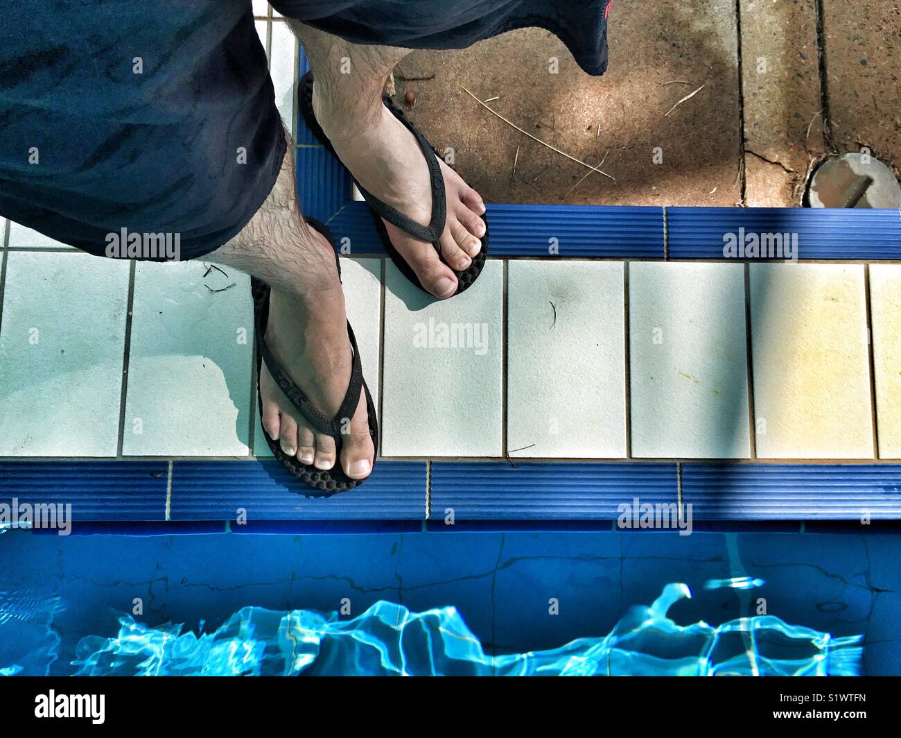Flip flops feet hires stock photography and images Alamy