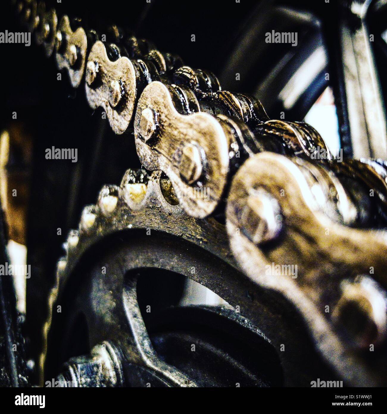 Sprocket and chain hires stock photography and images Alamy
