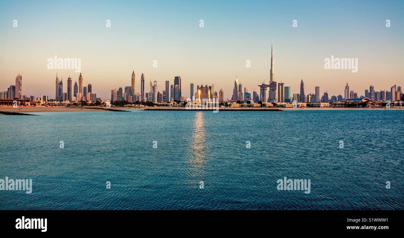 Skyline Dubai Stock Photo