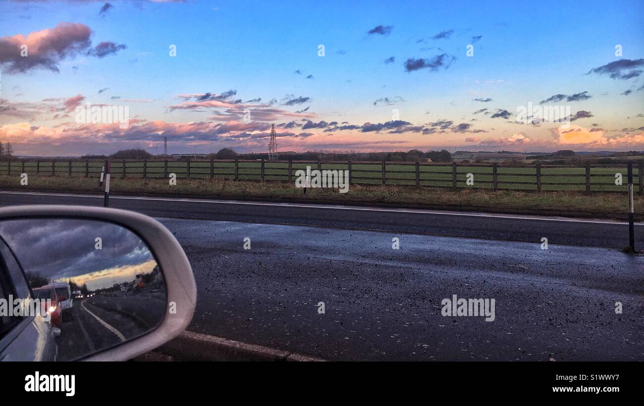 Traffic jam - Smartphone Captured Stock Image