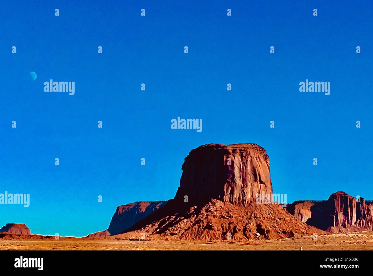 Monument valley in Utah. - Smartphone Captured Stock Image