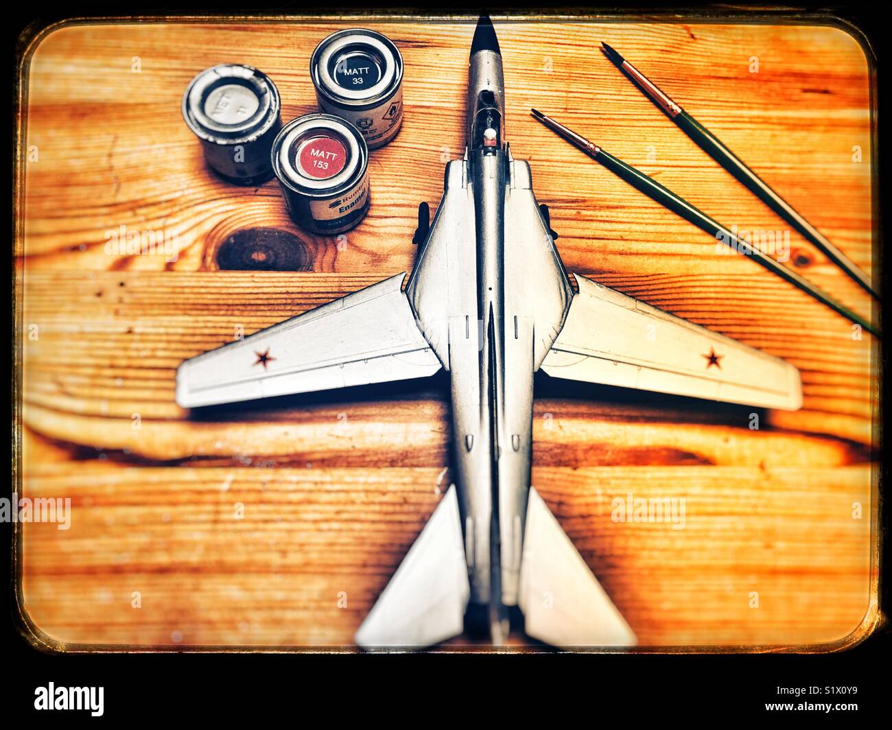 Model aircraft - Smartphone Captured Stock Image