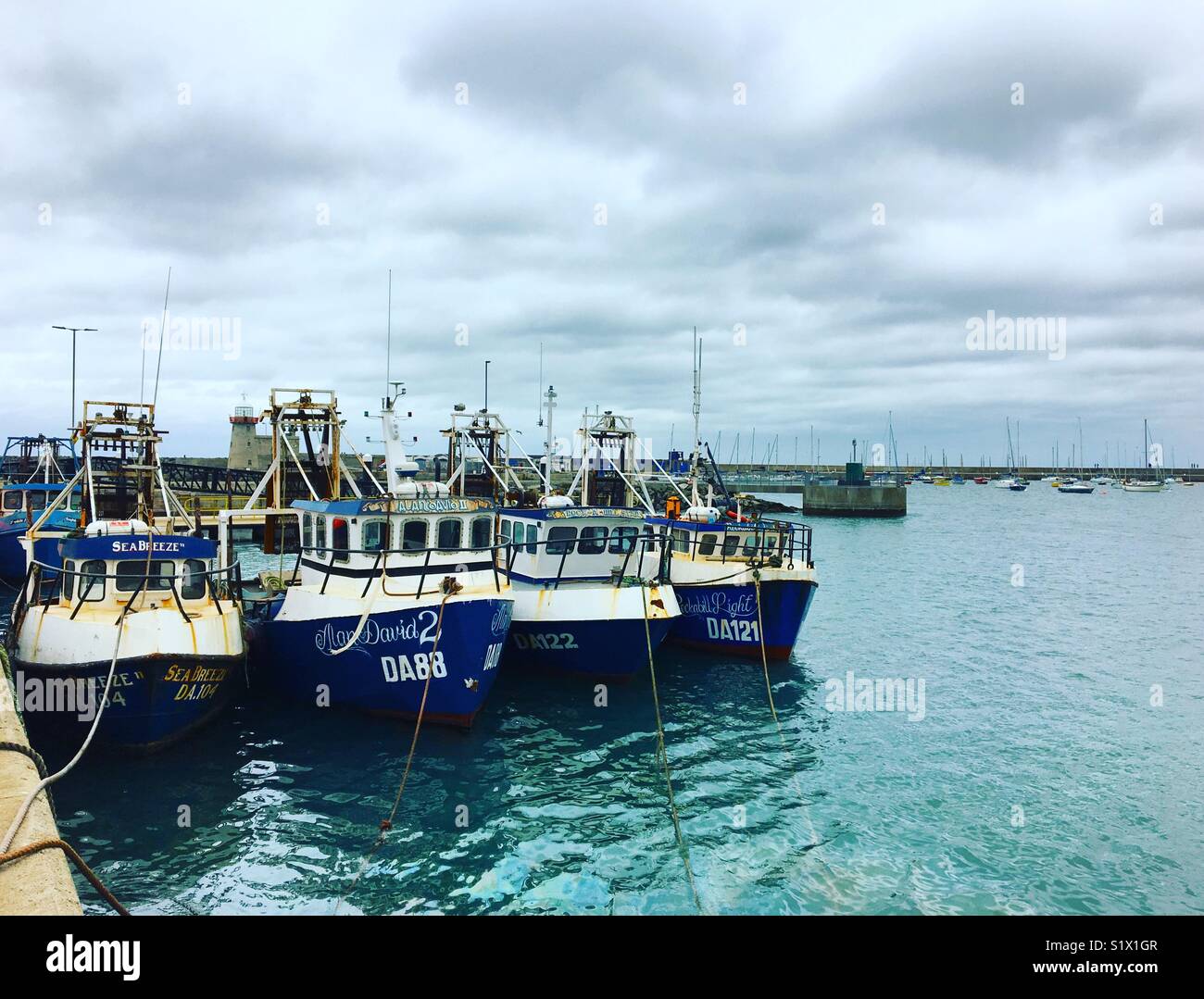 Fishing boats in Howth Harbour, Ireland Stock Photo Alamy