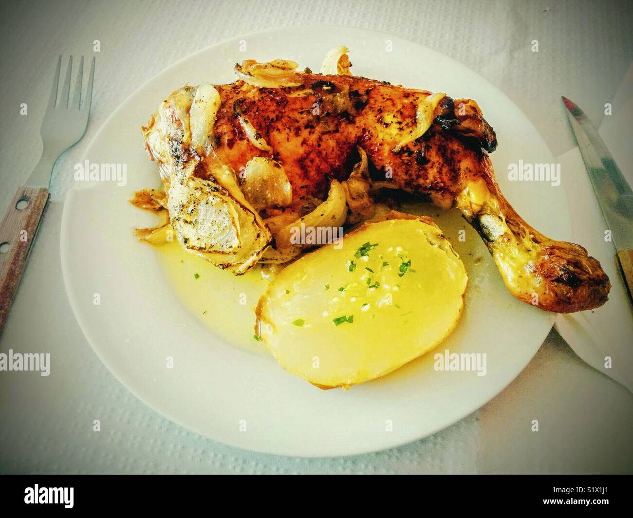 Chicken and potato hi-res stock photography and images - Alamy