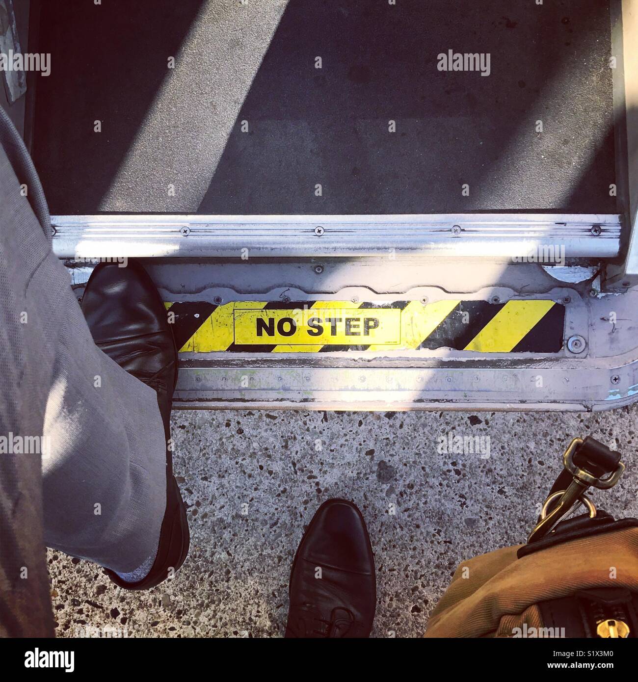 No step rebel. - Smartphone Captured Stock Image
