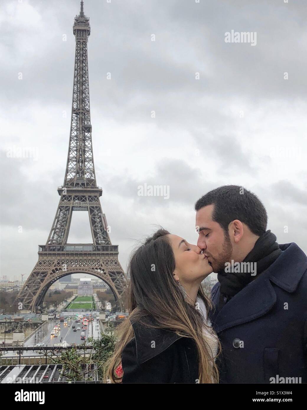 Kissing In Paris France