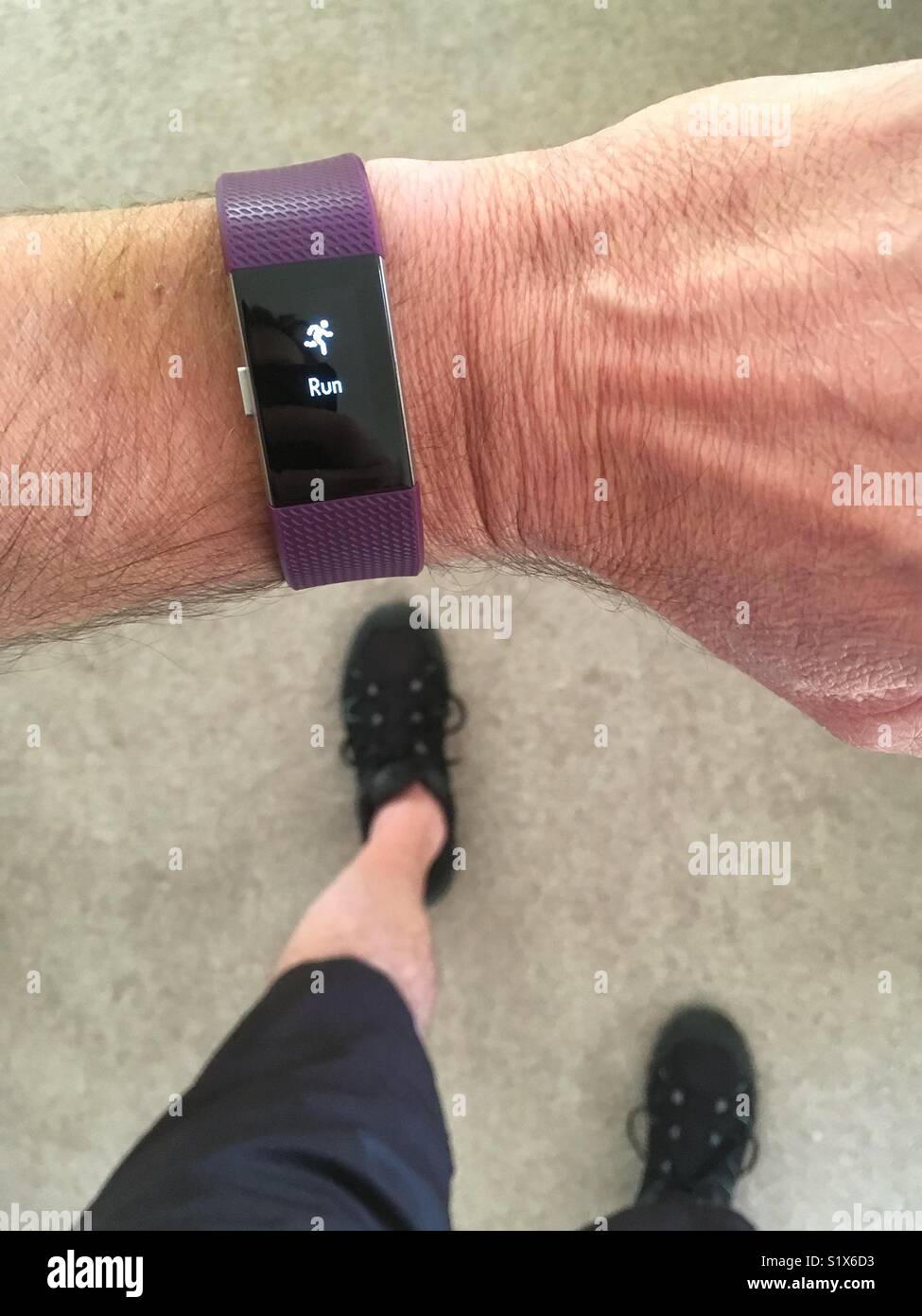 Fitbit running hi-res stock photography and images - Alamy
