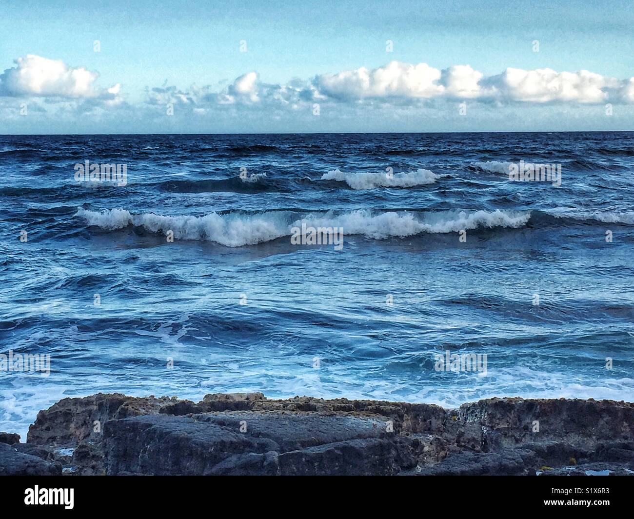 Pacific waves - Smartphone Captured Stock Image