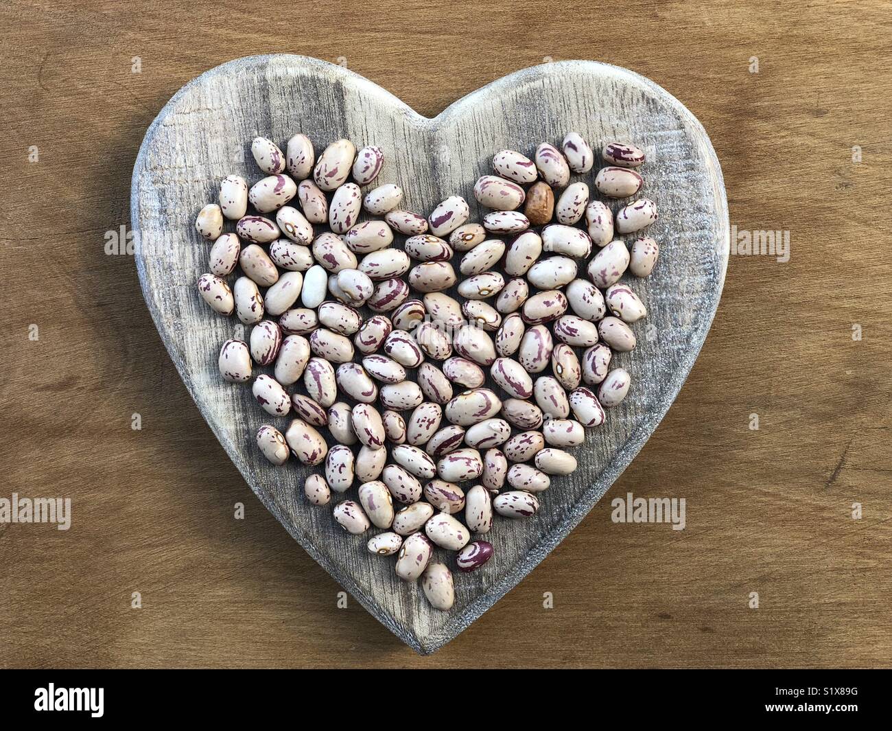 Love beans Stock Photo