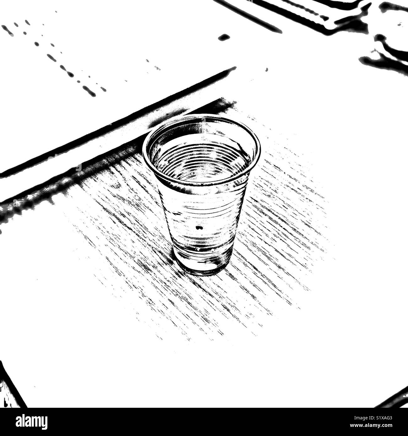 Cup Of Water Stock Photo Alamy