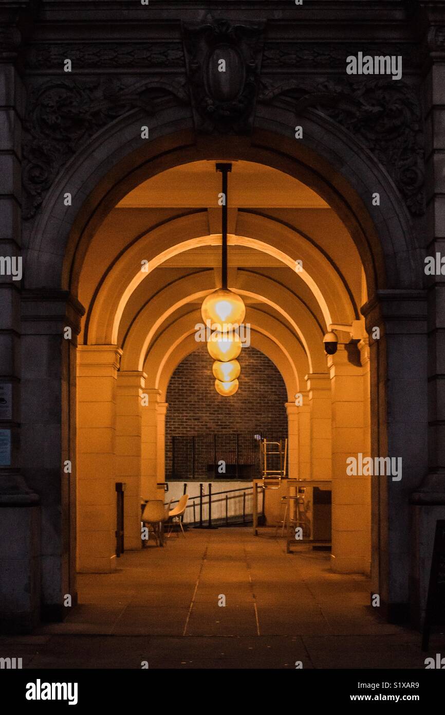 London Light Tunnel Stock Photo - Alamy