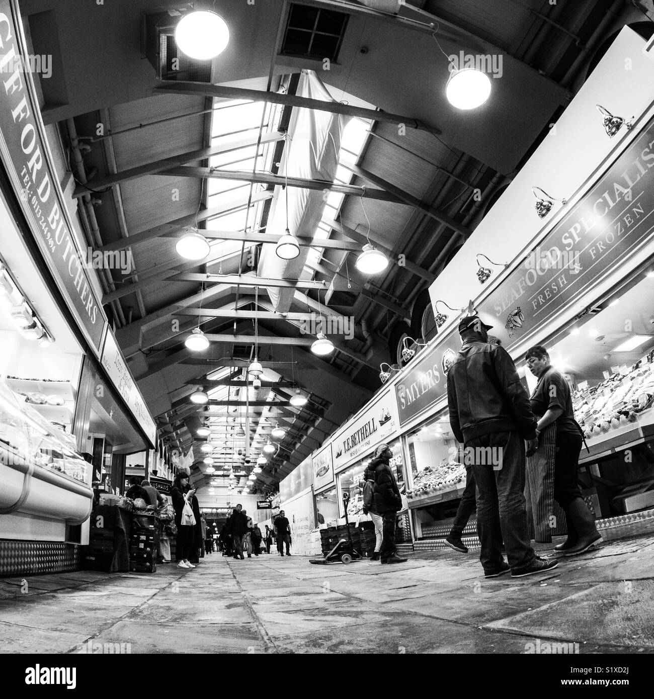 Leeds, Market. Stock Photo