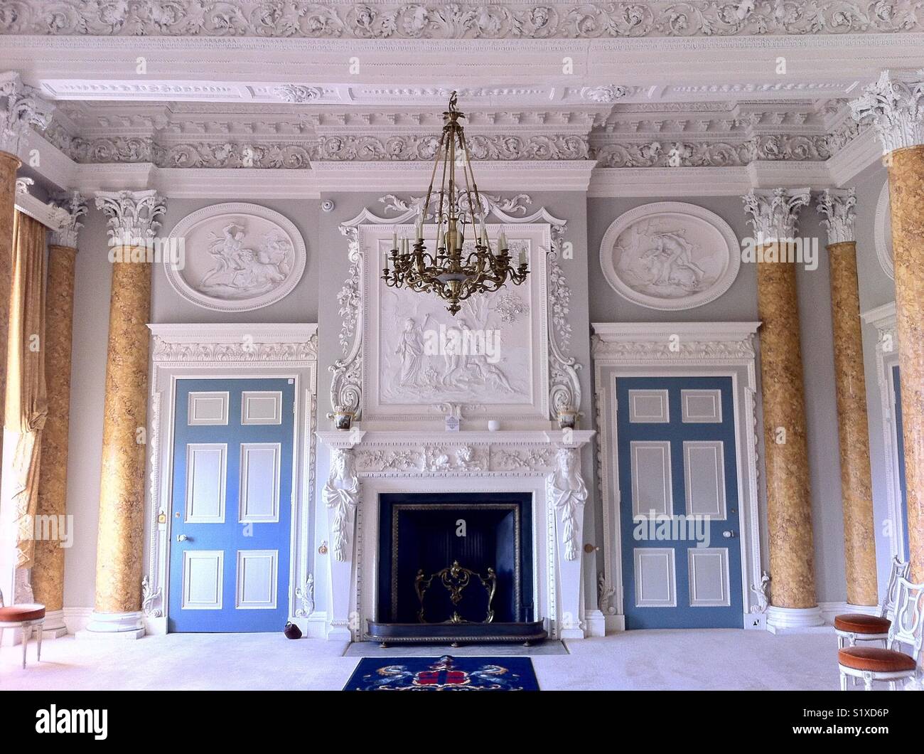 Classical drawing room - Smartphone Captured Stock Image