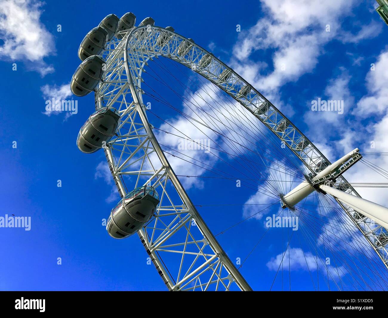The London Eye - Smartphone Captured Stock Image