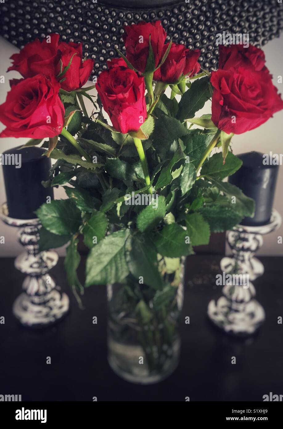Valentine’s Day red roses Stock Photo - Alamy