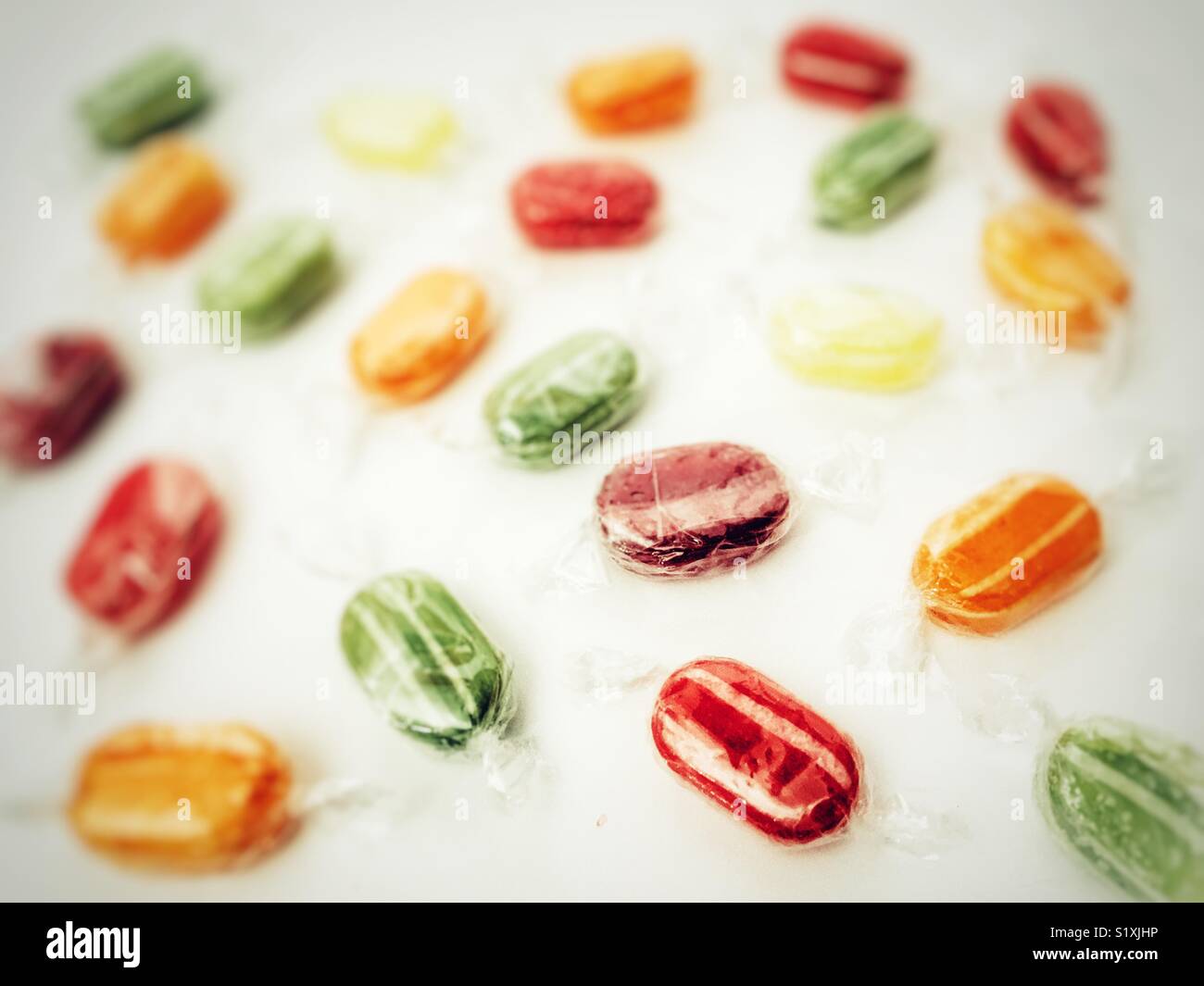 Fruit Sherbets sweets Stock Photo