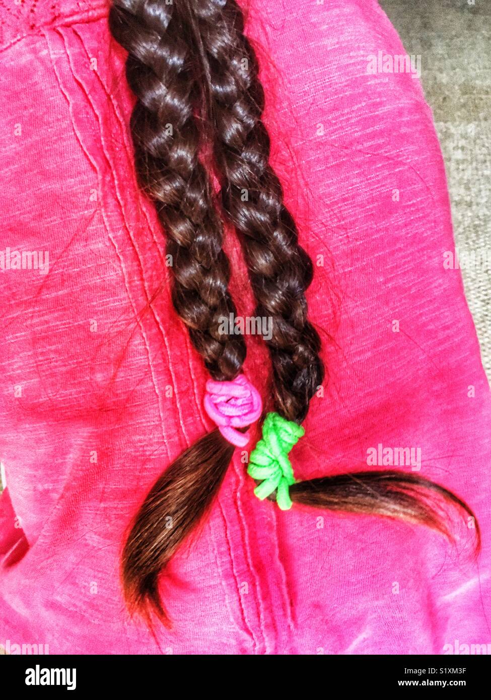 Hair in platts - Smartphone Captured Stock Image