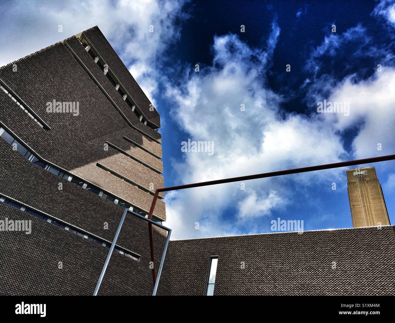 Tate Modern at Bankside in London, England - Smartphone Captured Stock Image