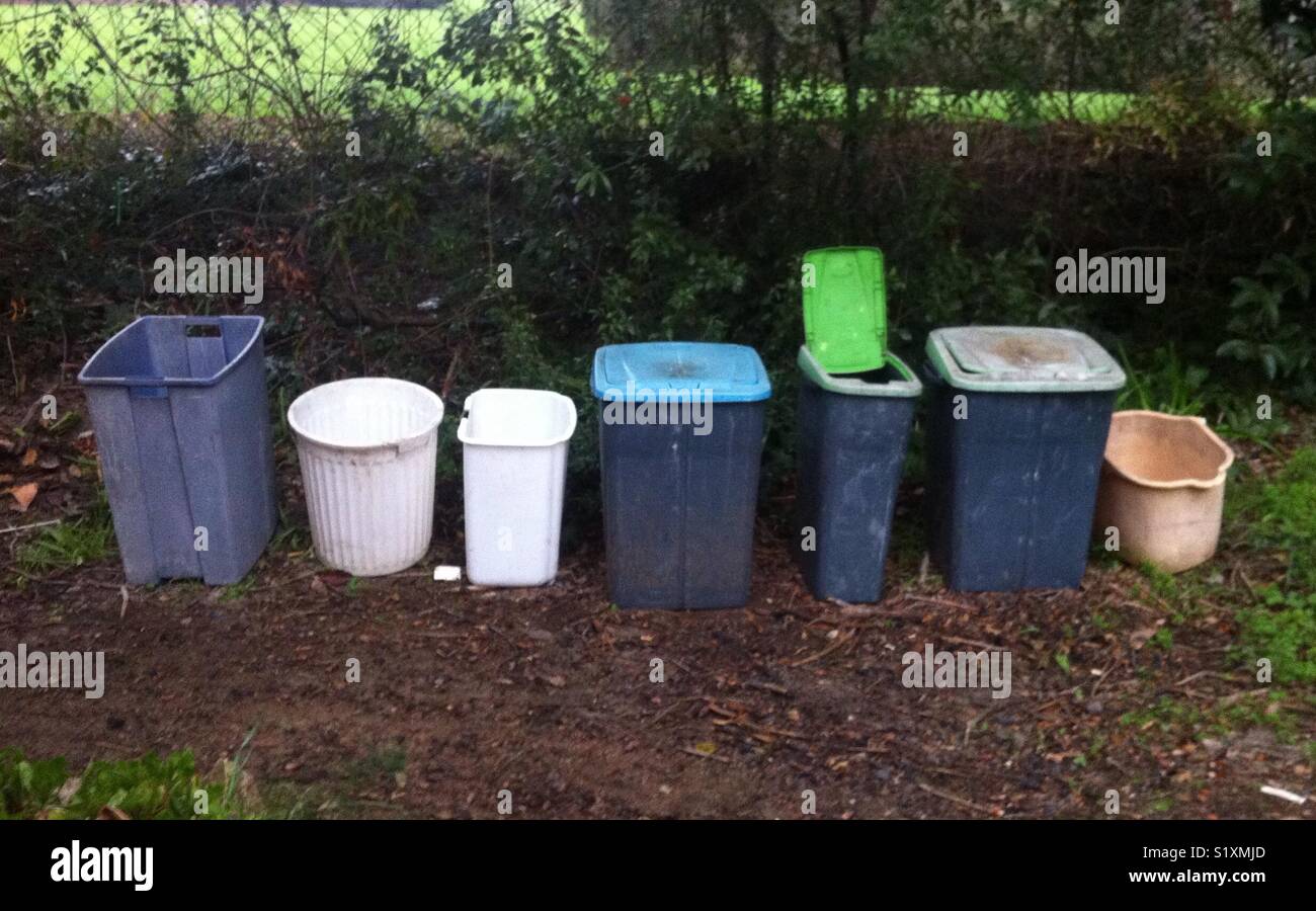 Recycling pots - Smartphone Captured Stock Image