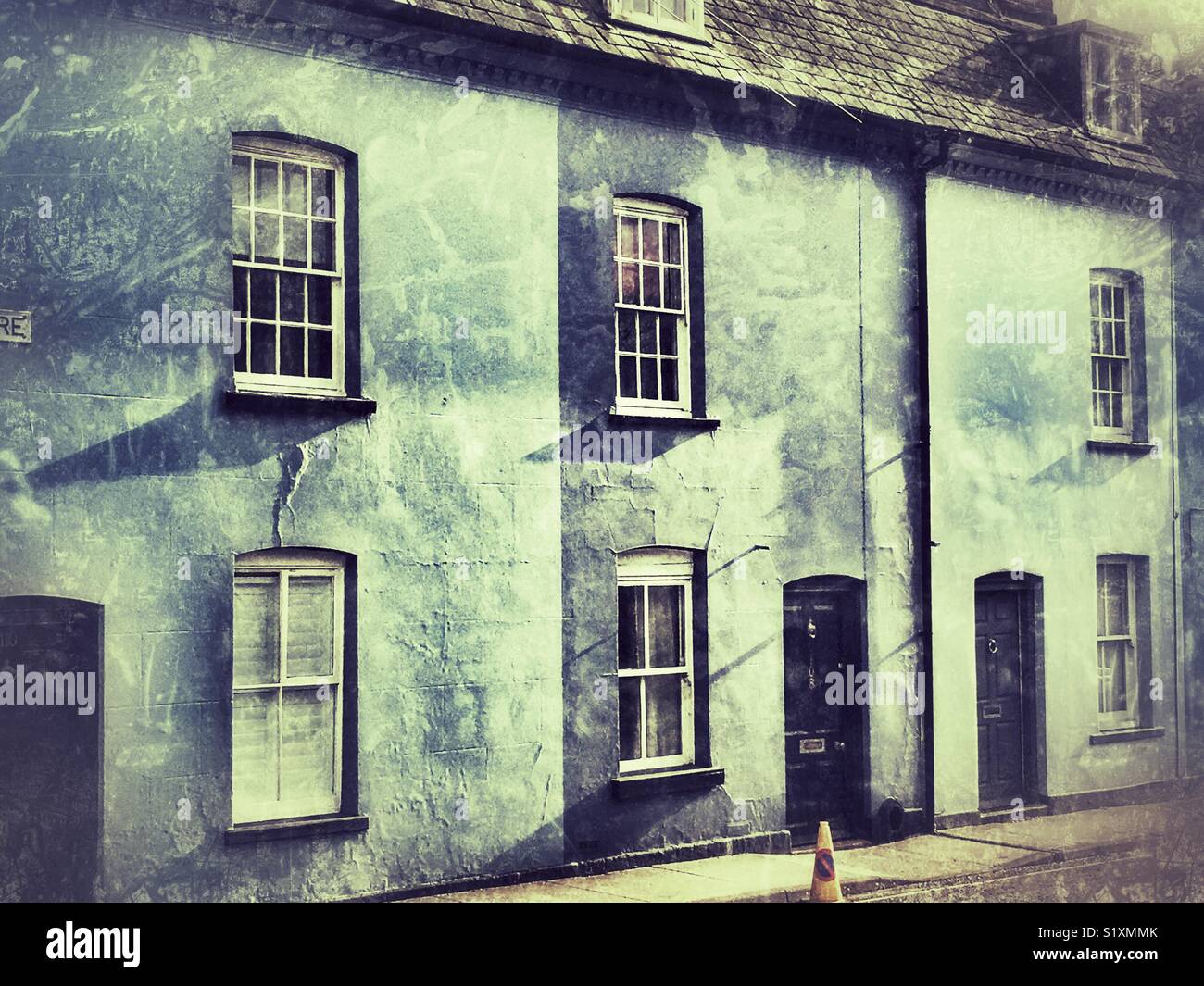 Terraced houses - Smartphone Captured Stock Image