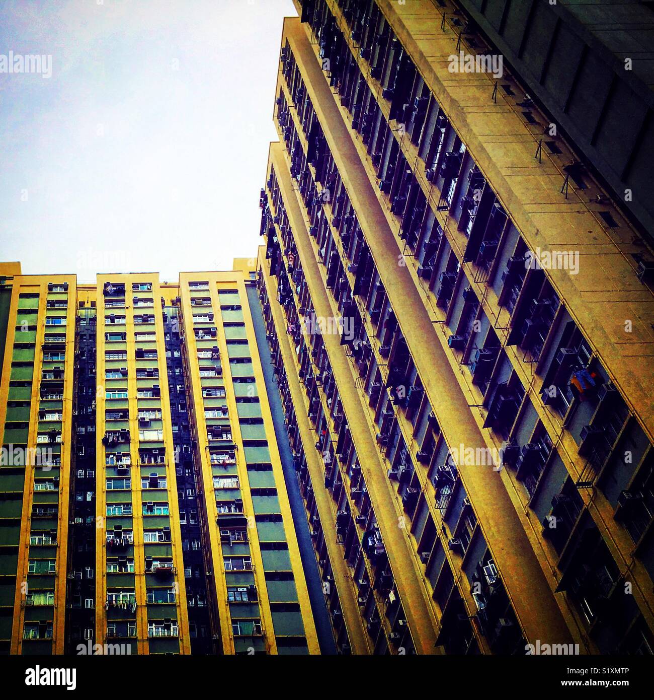 Hong kong tower buildings Stock Photo - Alamy