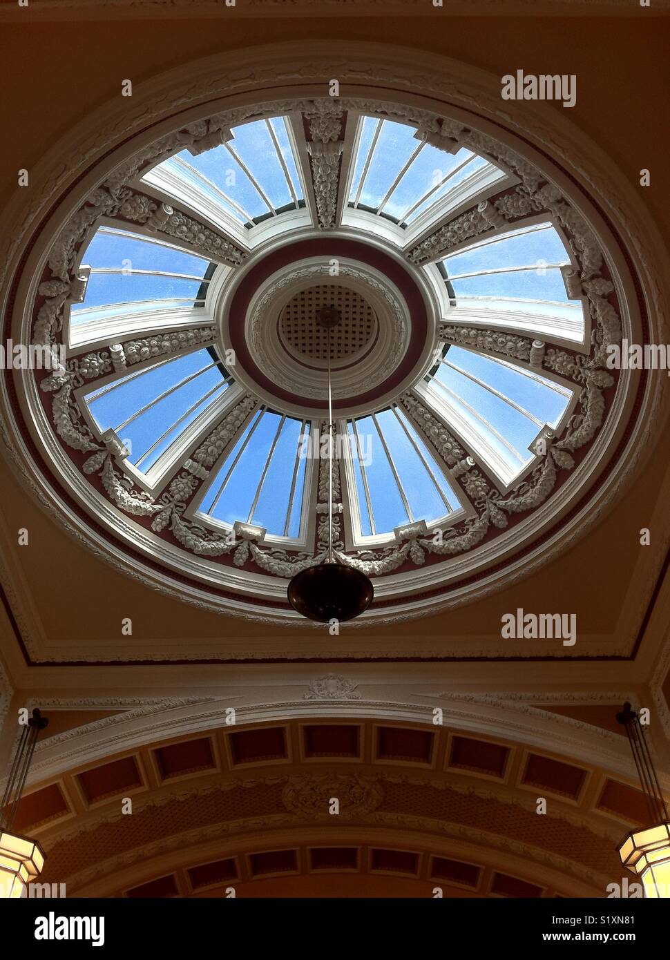 Town Hall, council chamber, Stoke on Trent - Smartphone Captured Stock Image