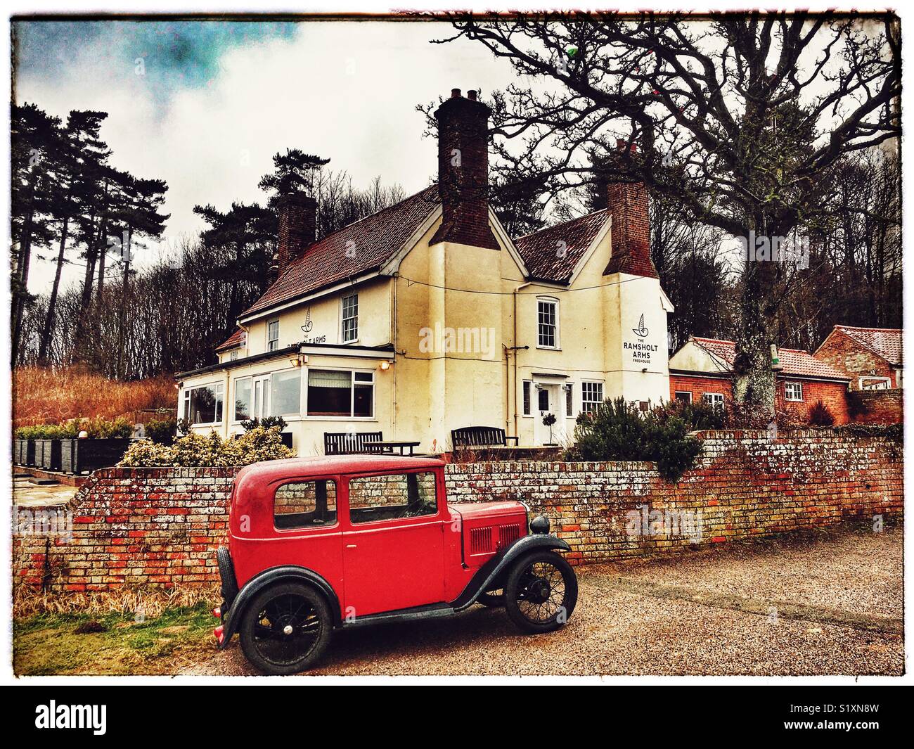 Ramsholt Arms Public House Suffolk England Stock Photo Alamy