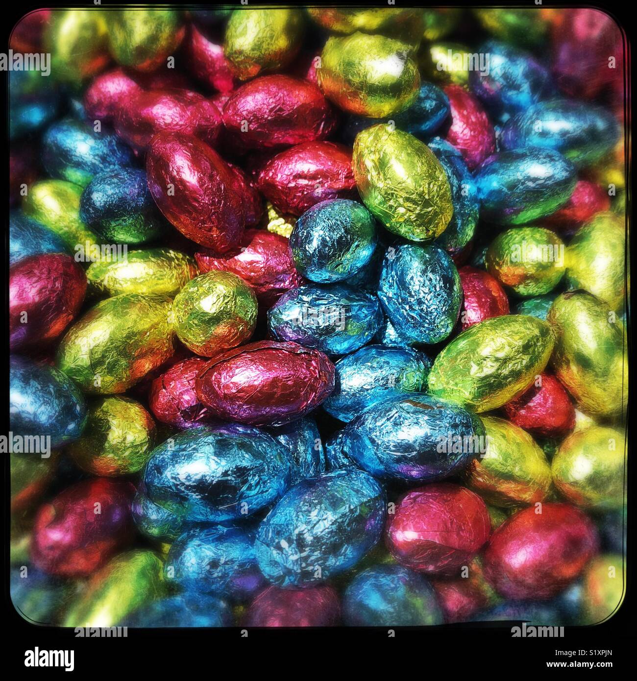 Easter chocolates - Smartphone Captured Stock Image