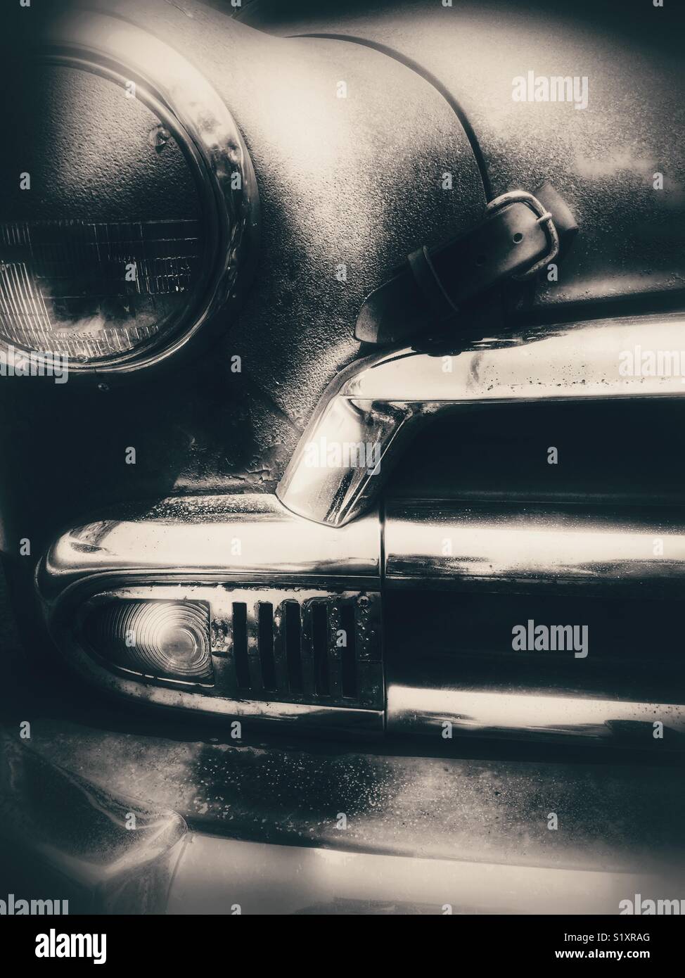 Rusty classic car - Smartphone Captured Stock Image