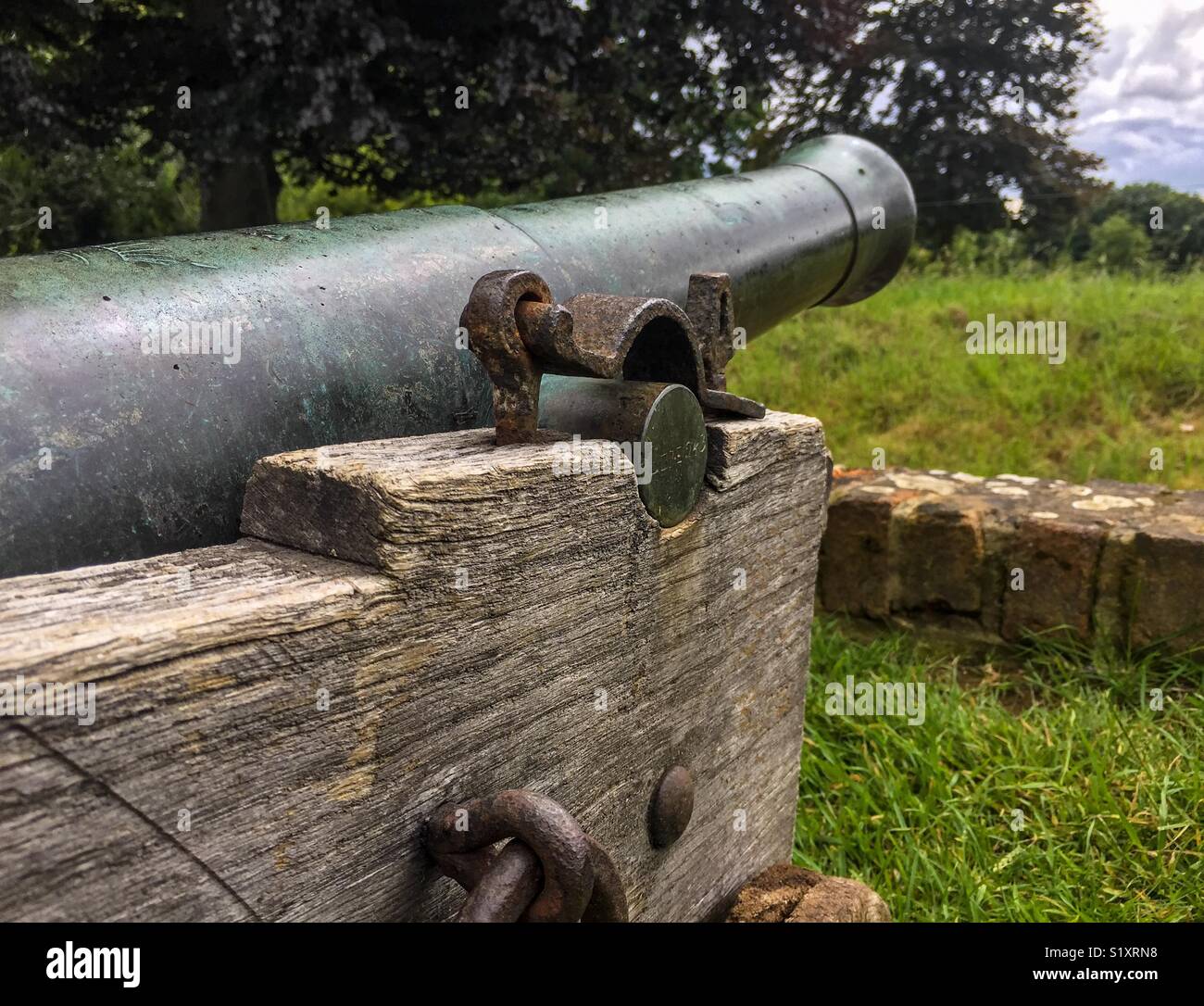 Small Old Cannon - Smartphone Captured Stock Image
