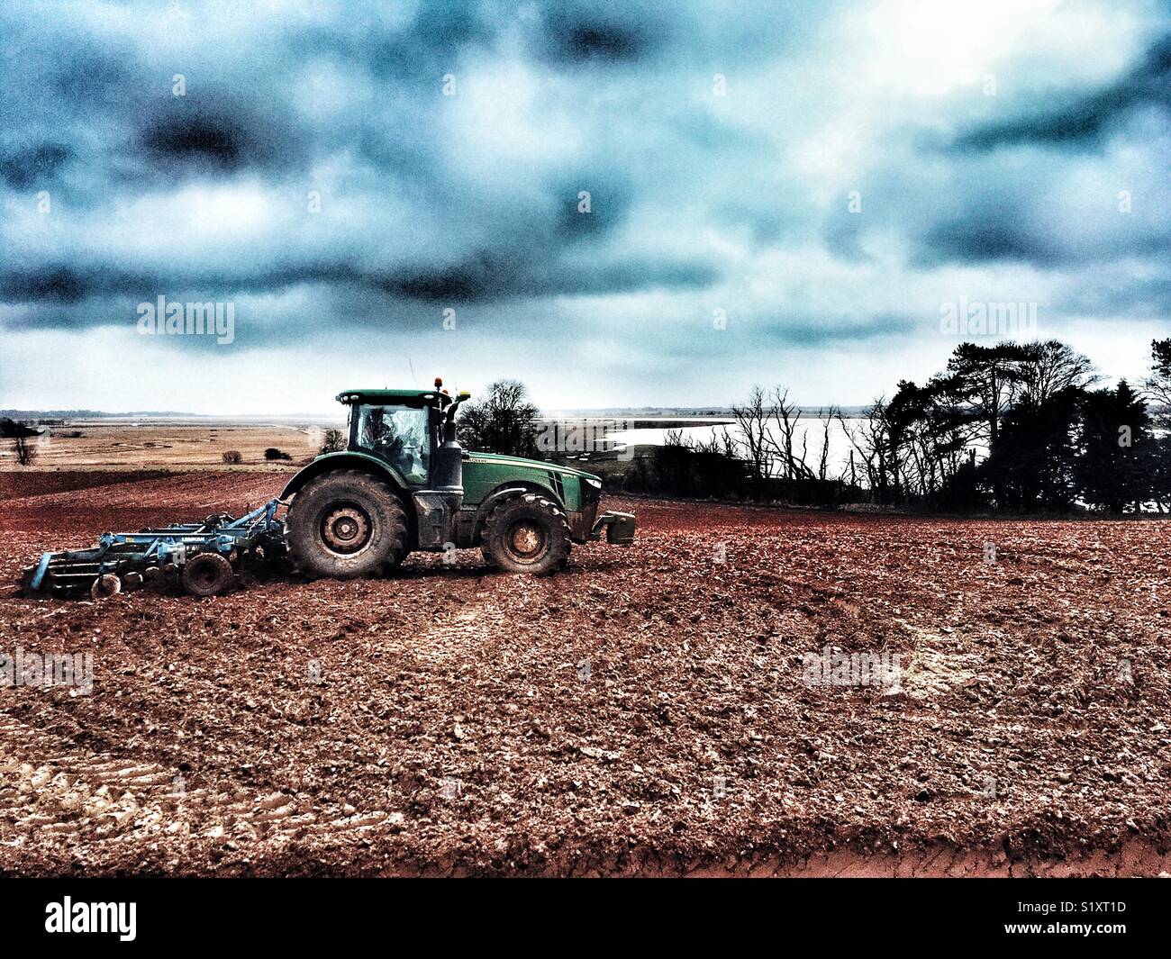 Intensive farming UK Stock Photo