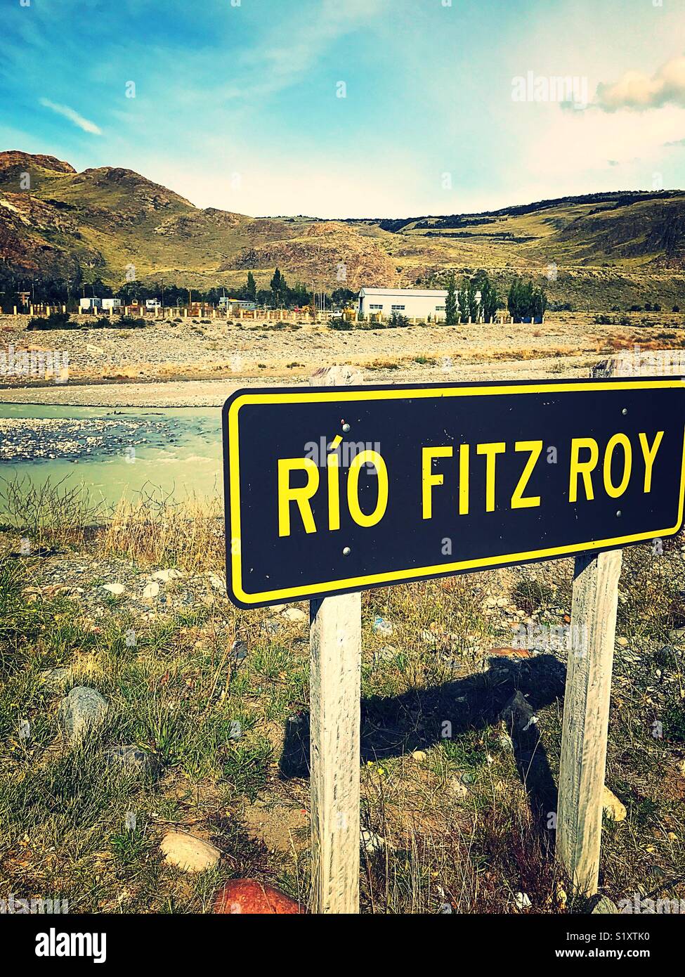Rio Fitz Roy, Argentina Stock Photo
