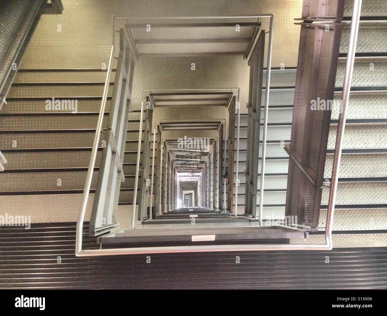 Never ending stairwell Stock Photo - Alamy