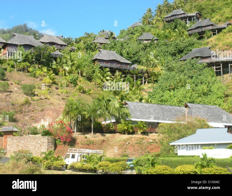 “Tahitian Homes 🏡 “ Stock Photo Alamy