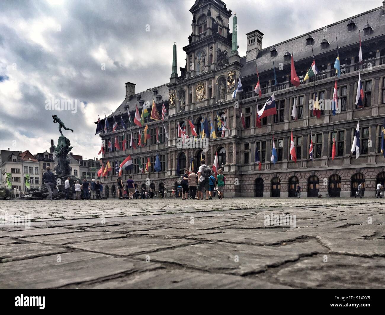 City Hall, Antwerpen. Stock Photo