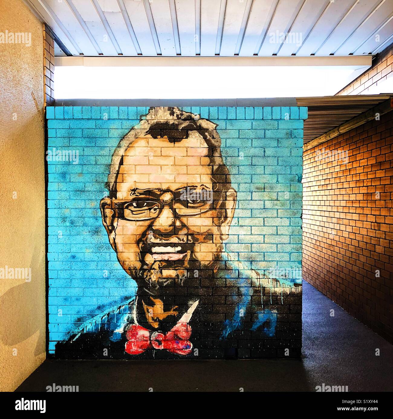 Portrait of Brad Bell by Matteo Charles - Smartphone Captured Stock Image