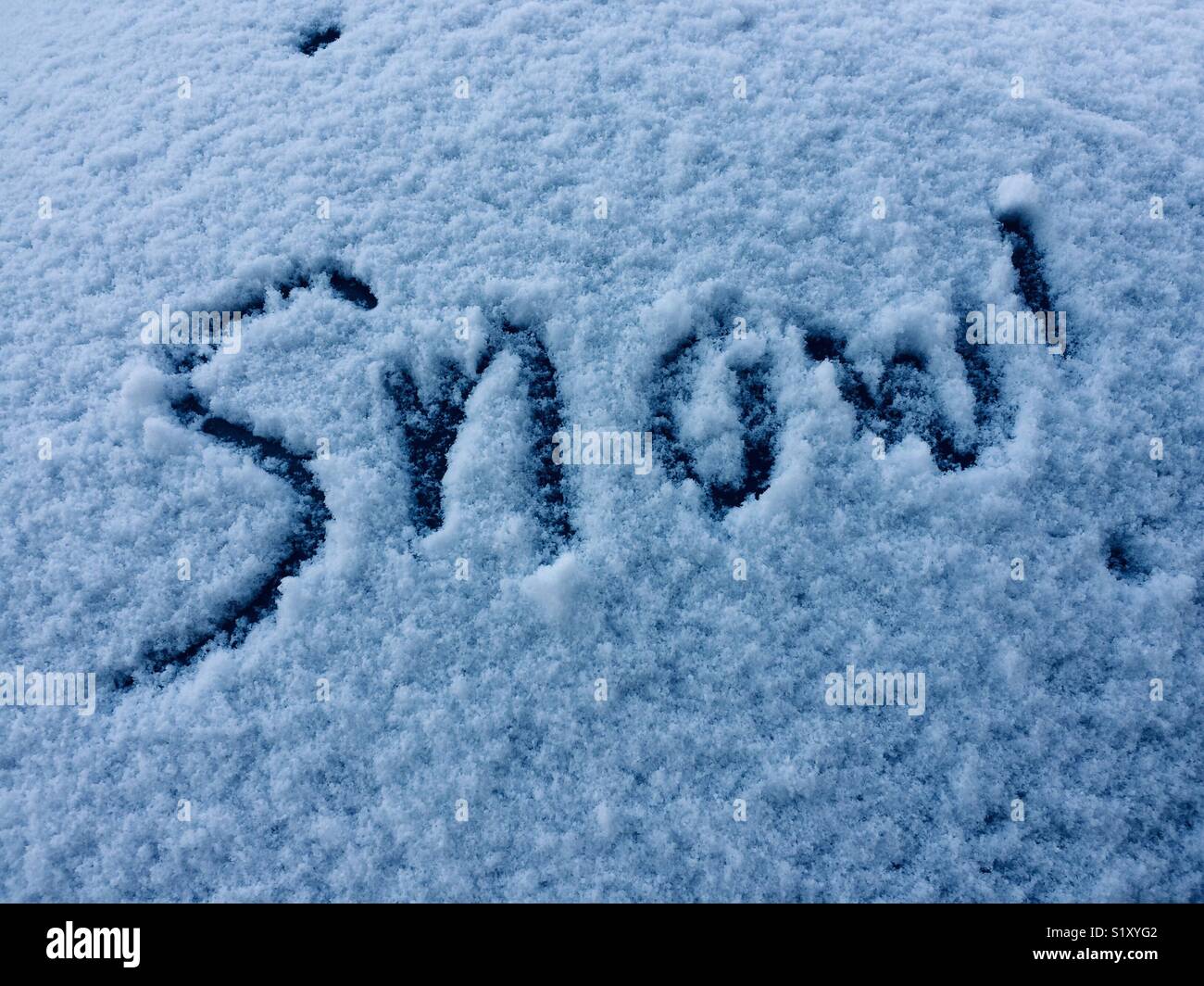 Snow! Stock Photo