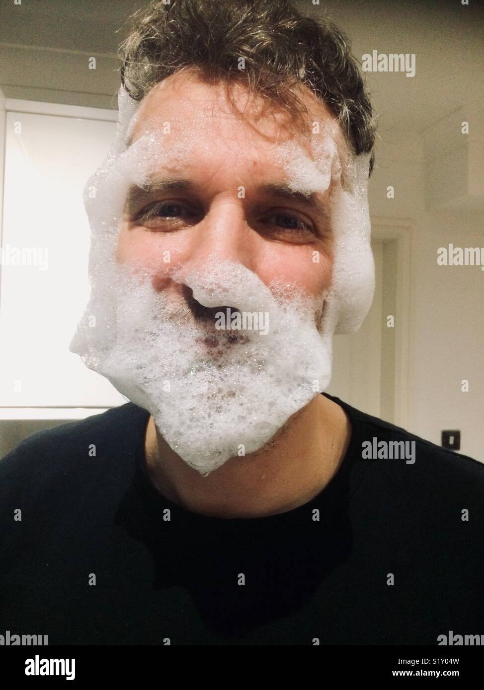 Bubble face Stock Photo Alamy