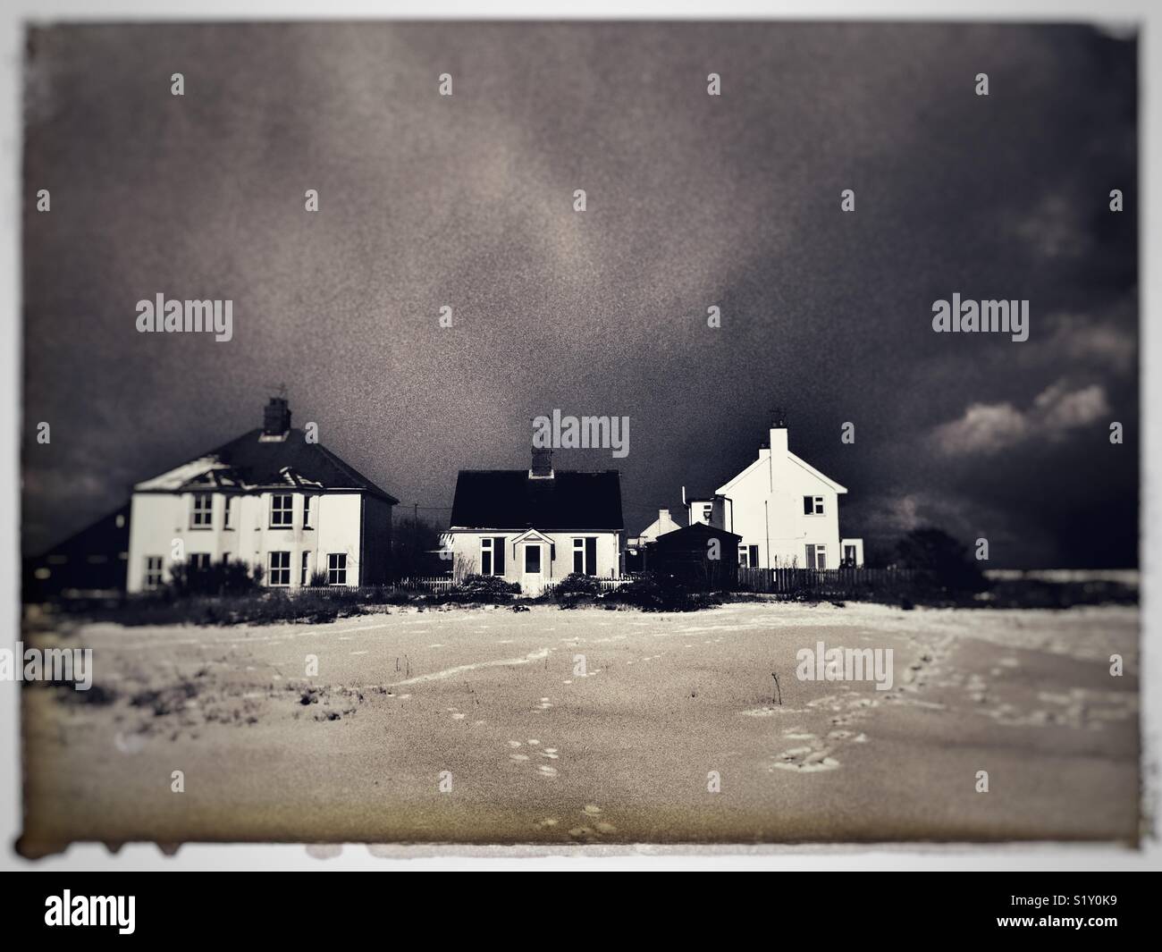 Seaside village - Smartphone Captured Stock Image