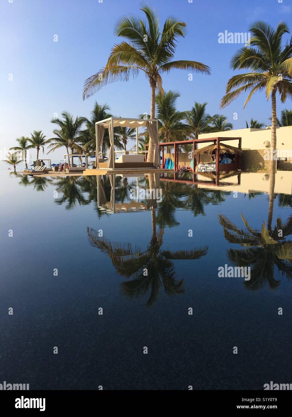 Al Baleed Resort Hotel, Salalah, Oman - Smartphone Captured Stock Image