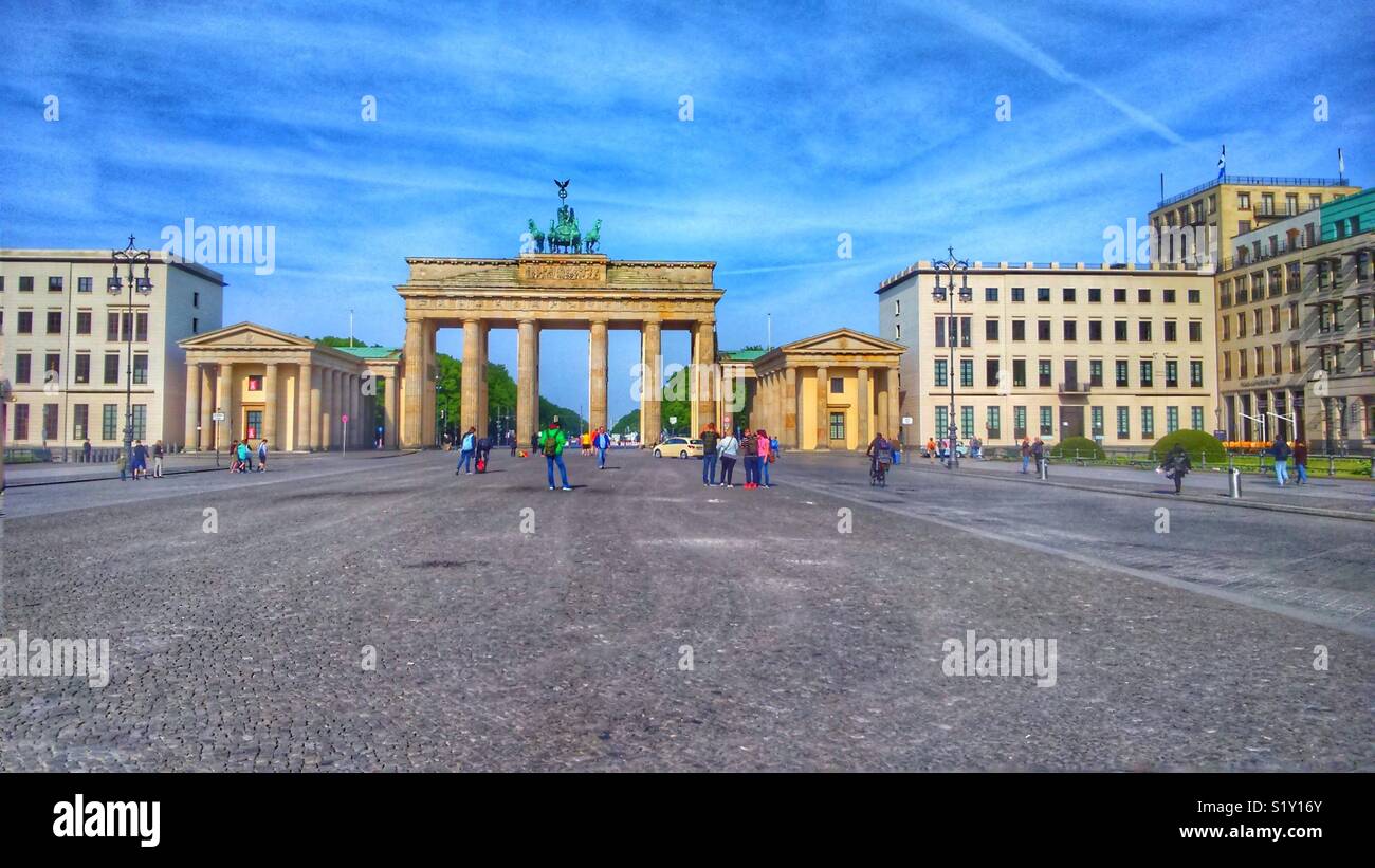 Berlin cityscape Stock Photo