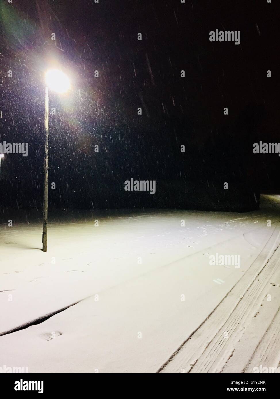 Winter scene - Smartphone Captured Stock Image